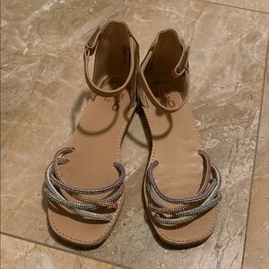 Mix No. 6 Glitter Strap Sandals